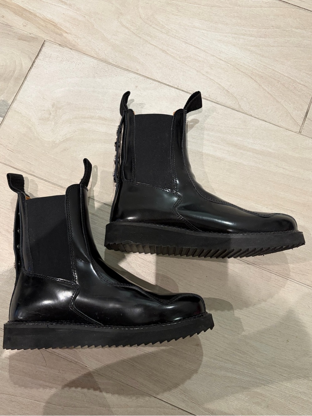 Toga Archives Kids Black patent leather Boots